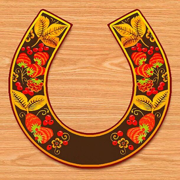 Horseshoe, enchanted for happiness and wealth