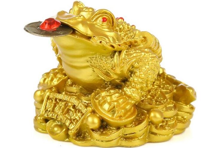Chinese frog as an amulet for happiness